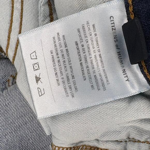 Citizens of Humanity High Rise Chrissy Dark Wash Skinny Jeans Womens Sz 26 - Picture 8 of 9
